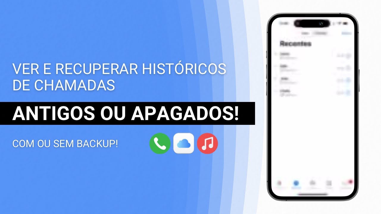 como ver ligações antigas/apagadas no iphone