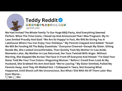 We Had Invited The Whole Family To Our Huge BBQ Party, And Everything Seemed Perfect. When The Time.