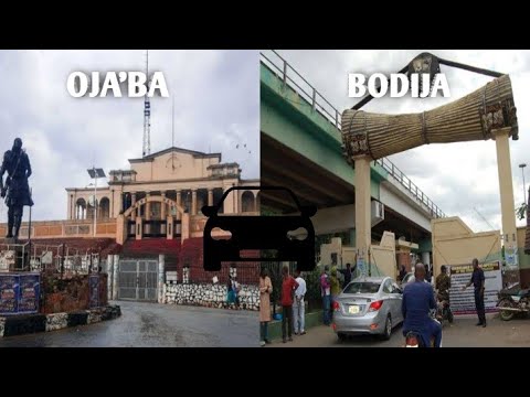 4k ultra HD drive - IBADAN NIGERIA - OJA OBA - SECRETARIAT BODIJA - sunset DRIVE