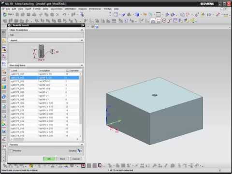 Feed and speed auto selection