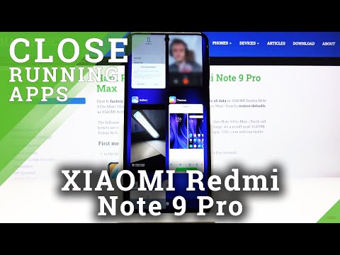 How to Disable Running Apps in XIAOMI Redmi Note 9 Pro – Background Apps