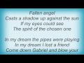 Robbie Robertson - Fallen Angel Lyrics