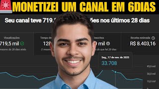 MONETIZEI MEU CANAL DARK EM MENOS DE UMA SEMANA COM ESSA EXTRATÉGIA SIMPLES DE COPIAR CANAL GRINGO