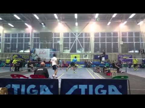 Badminton Men's doubles Egypt VS Malaysia (White Nights International Challenge 2015)