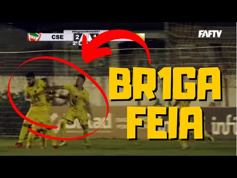 ATLETAS DO ALIANÇA BR1G4M EM JOGO DO CAMPEONATO ALAGOANO E SÃO EXPULSOS; VEJA