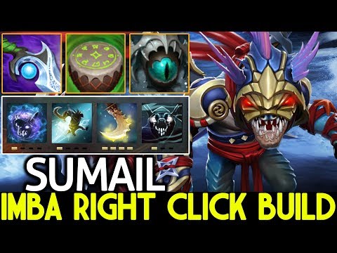 SUMAIL [Slark] Imba Right Click Build 23 Min End Game 7.22 Dota 2