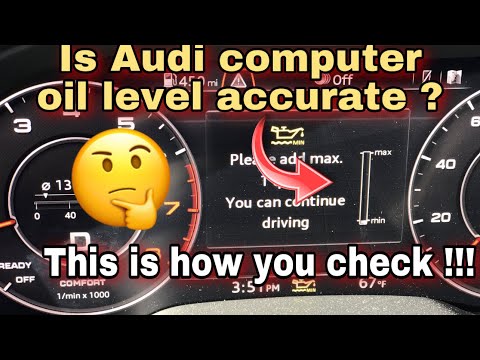 1st YouTube video about how far can you drive on min oil audi