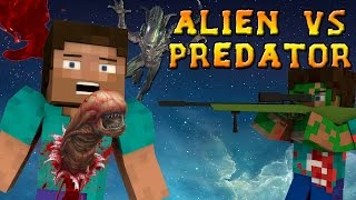 Minecraft Mods - ALIEN VS PREDATOR MOD - ALIENS, GUNS, and DORITOS?! (Minecraft Mod Showcase)