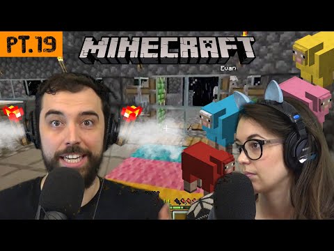 Evan and Katelyn Gaming - PAINFUL redstone experimentation 😡 + home improvement 🏠🛠️ (Minecraft pt. 19)