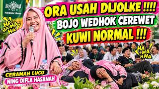 Download lagu Ora Usah Diijolke !! Bojo Wedok Cerewet Ki Normal, Ceramah Lucu Pengajian Ning Difla Ilfi Chasanah mp3
