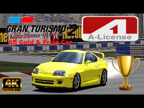 Gran Turismo 2 Plus [Mod][4K60] - A-License Tests | All Gold & Prize Car