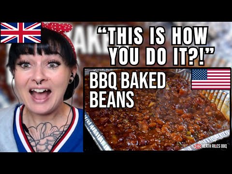 British Girl Reacts to AMERICAN PIT BEANS!! Are These Even BEANS?!