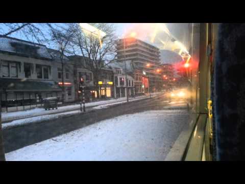 Line 5 westenholte to Zwolle Station in the snow