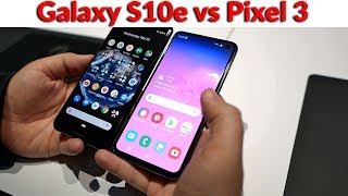 Samsung Galaxy S10e vs Pixel 3 Size Comparison Best One Handed Smartphones