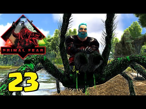 Taming the Tarantula Omega Dino - ARK Primal Fear #23 - ARK: Survival Evolved