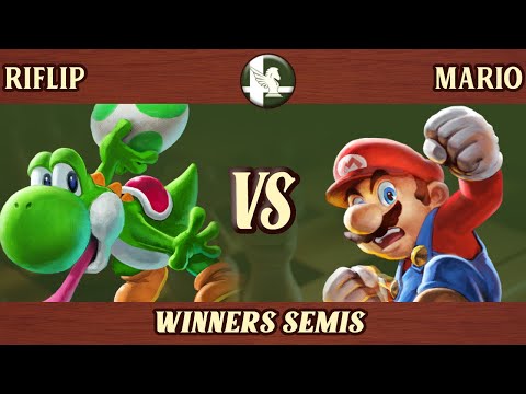 Riflip (Yoshi, Young Link) vs Mario (Mario) - West Towne Brawl 25 Winners Semis