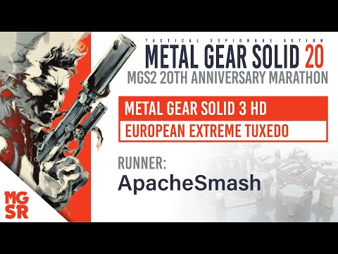 MGS2 2wentieth: Metal Gear Solid 3: HD Edition (Euro Extreme, Tuxedo) by ApacheSmash in 1:09:43 RTA
