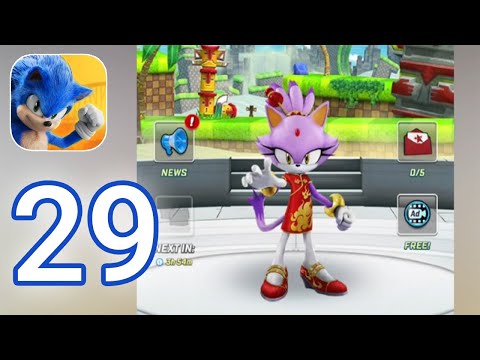 Sonic Forces - Gameplay Walkthrough Part 29 - Lunar Blaze Unlocked (iOS, Android)