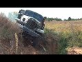 Soviet military truck ZIL-157 off-road. The legend in action!!!