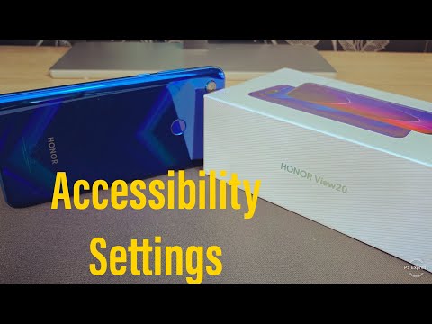 Honor View 20 Accessibility Settings