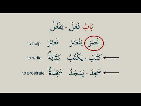 Triliteral Root Verbs - How to make verbs- The Verb Patterns and their conjugation