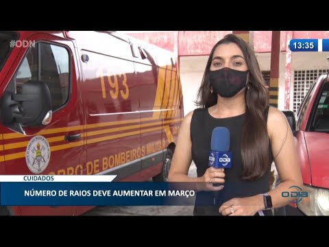 Número de raios deve aumentar em Março 01 03 2021