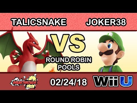 Breakthrough 2 - Talicsnake (Charizard) Vs. Joker38 (Luigi, Link) Round Robin Pools - Smash 4