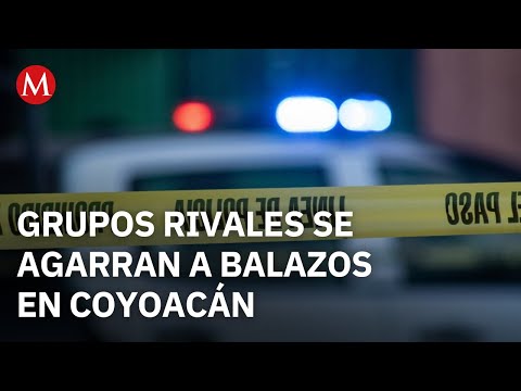 Bandas rivales se enfrentan a balazos afuera de panteón en San Francisco Culhuacán