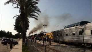 preview picture of video 'El Monte April 22, 2012 Amtrak, UP-Z, Metrolink & 3751'