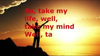 Take My Life-Jeremy Camp (Lyrics)