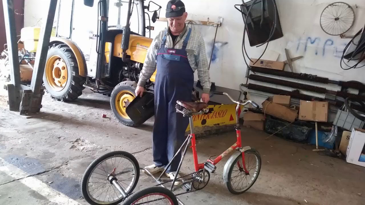 Zrób to Sam #8 -- Rower trójkołowy ze starego składaka