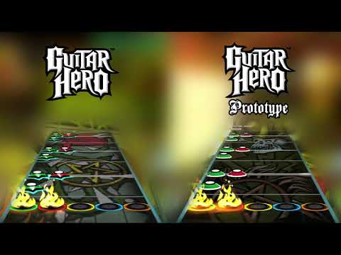Guitar Hero 1 Prototype - "No One Knows" Chart Comparison