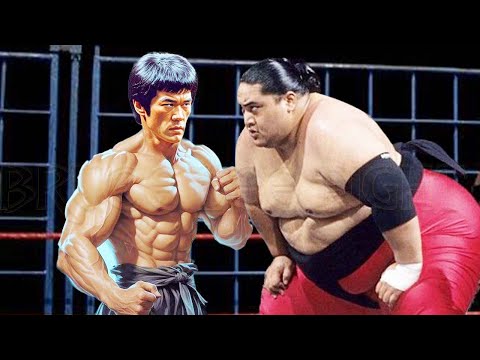 Bruce Lee vs Yokozuna Steel Cage Match