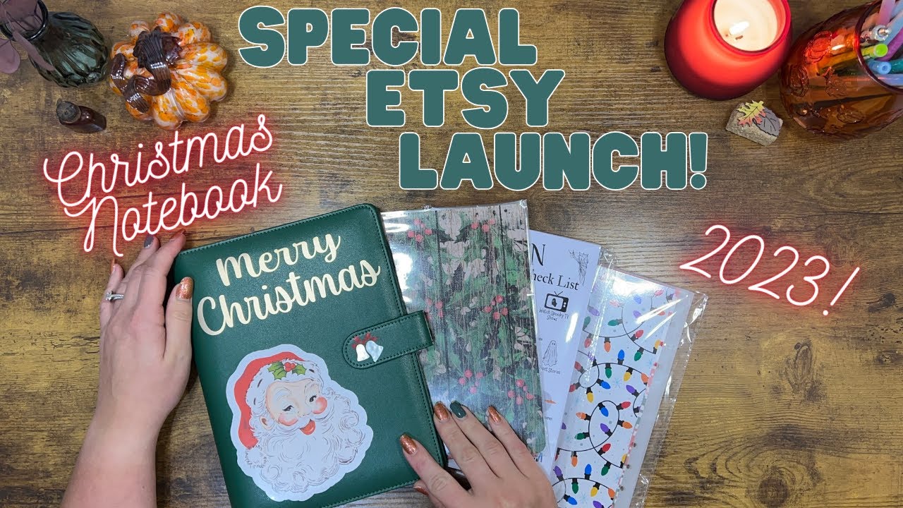SPECIAL ETSY LAUNCH! | CHRISTMAS PLANNER | HOLIDAY PLANNER | PLANNERS | 2023 | CHRISTMAS | HOLIDAYS