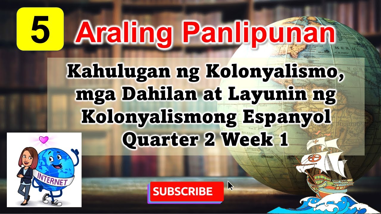 Putar video Araling Panlipunan 5 Q2 W1: Kahulugan ng Kolonyalismo, mga Dahilan at Layunin ng Espanyol sekarang Araling Panlipunan 5 Q2 W1: Kahulugan ng Kolonyalismo, mga Dahilan at Layunin ng Espanyol