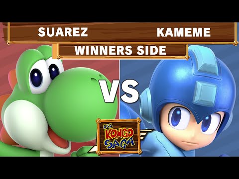 Kongo Saga - Suarez (Yoshi) Vs. R2G | Kameme (Mega Man) Winners Side - Smash Ultimate