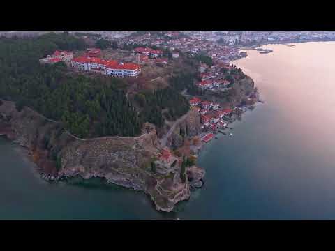 Ohrid 🇲🇰 | Lake Ohrid from Above | 30 Minutes of Silent Aerial Calm in 4K