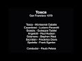 Tosca - San Francisco 1978