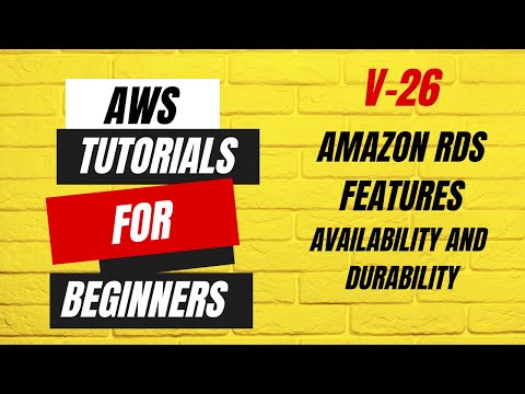 Amazon RDS Availability and Durability