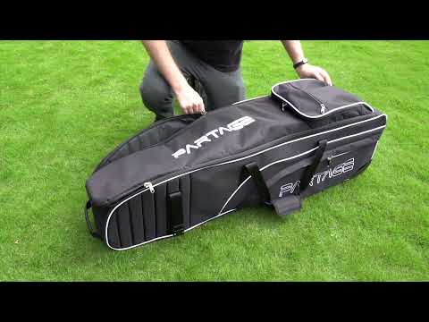 Partage Golf Travel Bag with Wheels -Black