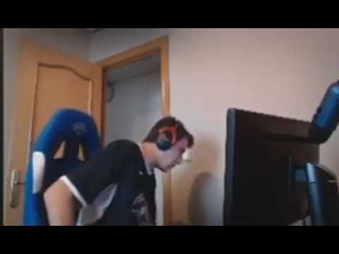 Tense1983 smashes his keyboard