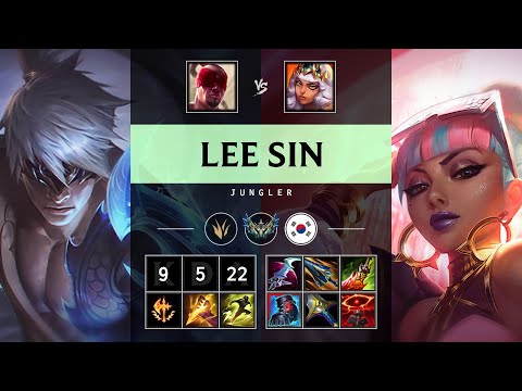 Lee Sin Jungle vs Qiyana - KR Challenger Patch 25.21