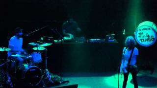“Green Poison” The Ting Tings@Union Transfer Philadelphia 4/10/15 Super Critical Tour