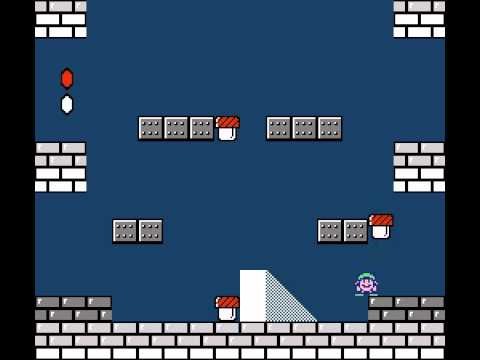 SMB2 - Fryguy Defeated With Only One Mushroom Block Toss (Non-TAS)