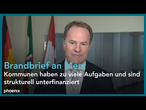 Open letter to Merz: Stephan Keller (Mayor) on the situation of municipalities | 31.10.25