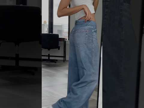 SO COMFY #sweatpants #jeans #denim #amazonfashion #traveloutfit #airportlook #baggyjeans #levi