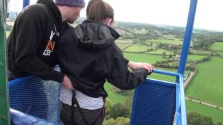 preview picture of video 'Bungee Jump Chepstow 400ft'