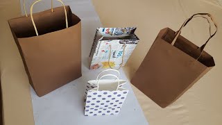 How to make paper bags (Easy way) (Small Business Idea)