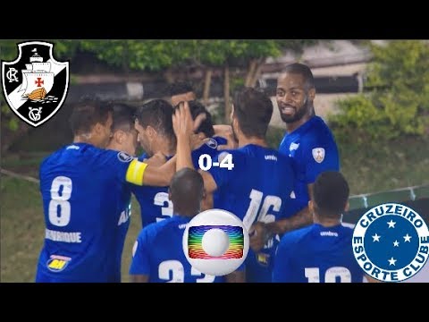 Gols - Vasco 0 x 4 Cruzeiro - Libertadores 2018 - Globo HD
