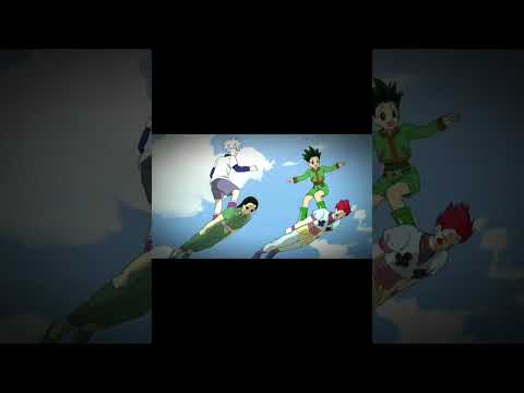 gon and killua and hisoka and illumi 😎 #hunterxhunter #gon #killua #hisoka #illumi